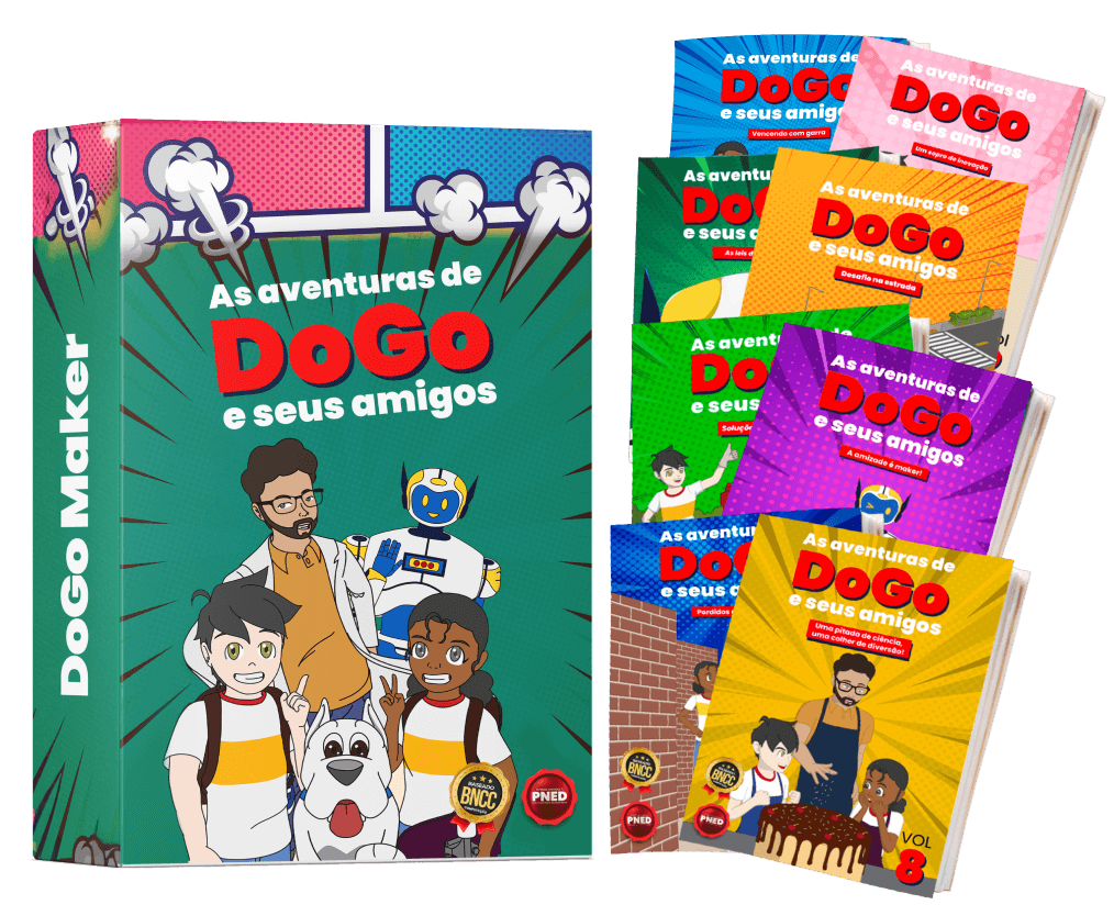 Mockup do livro Paradidáticos