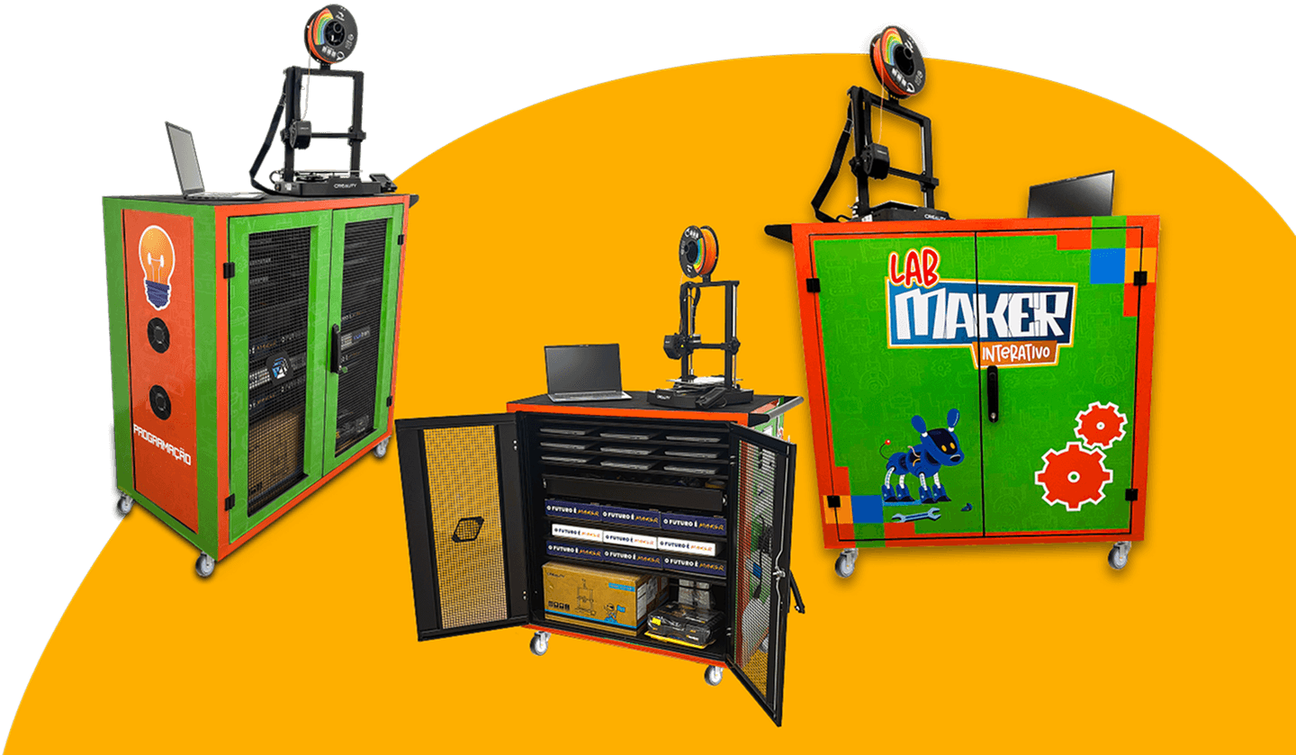 Sala Maker – ambiente isométrico