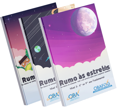 Coleção de livros para olimpíada de astronomia