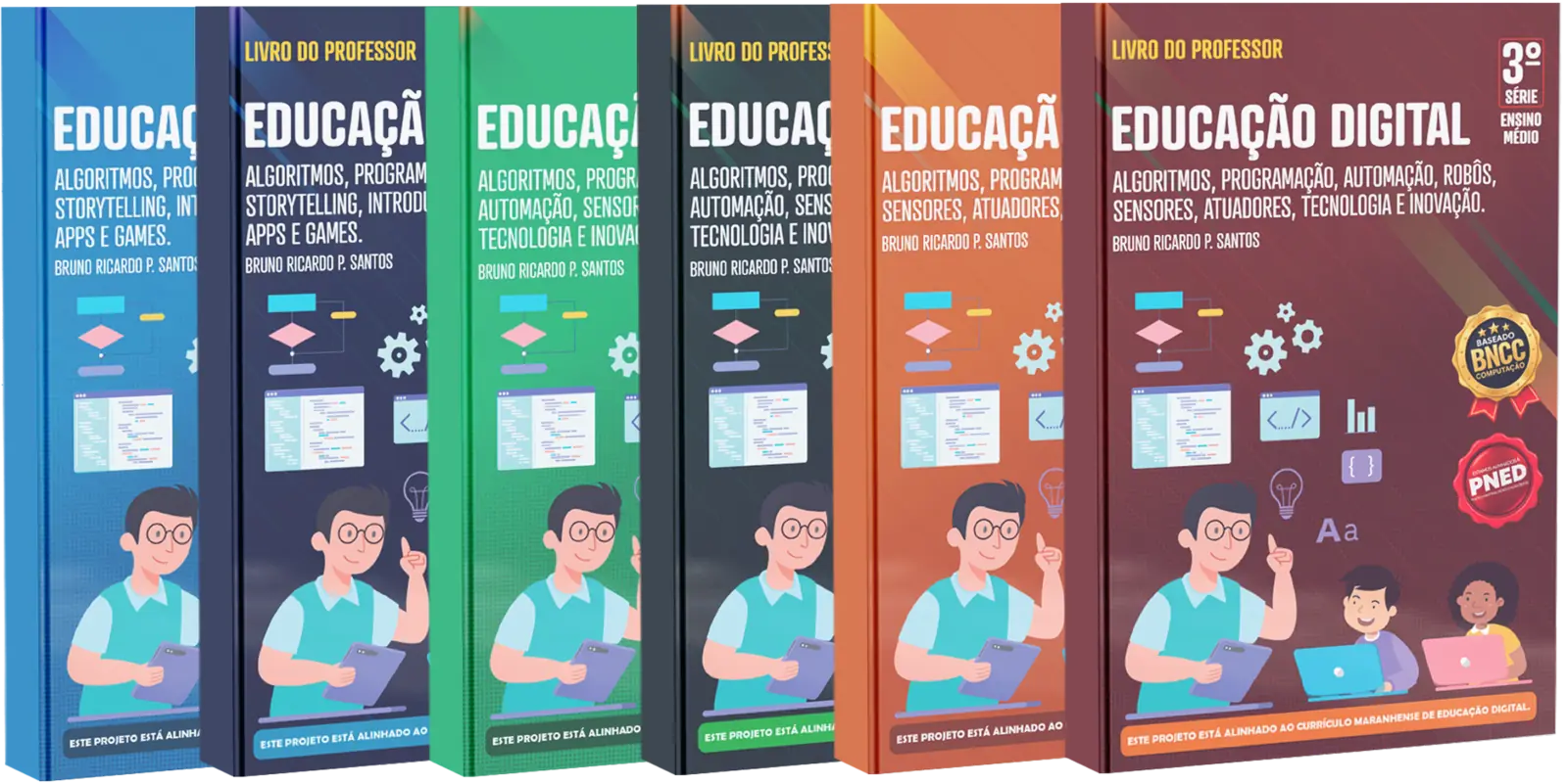 Coleção de livros de Educação Tecnológica e Digital para o Ensino Médio
