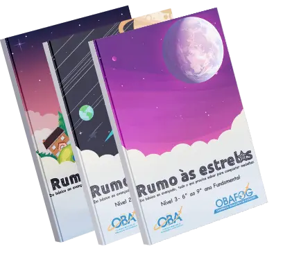 Coleção de livros para olimpíada de astronomia