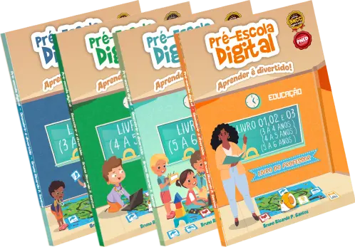 Coleção de livros para pré-escola